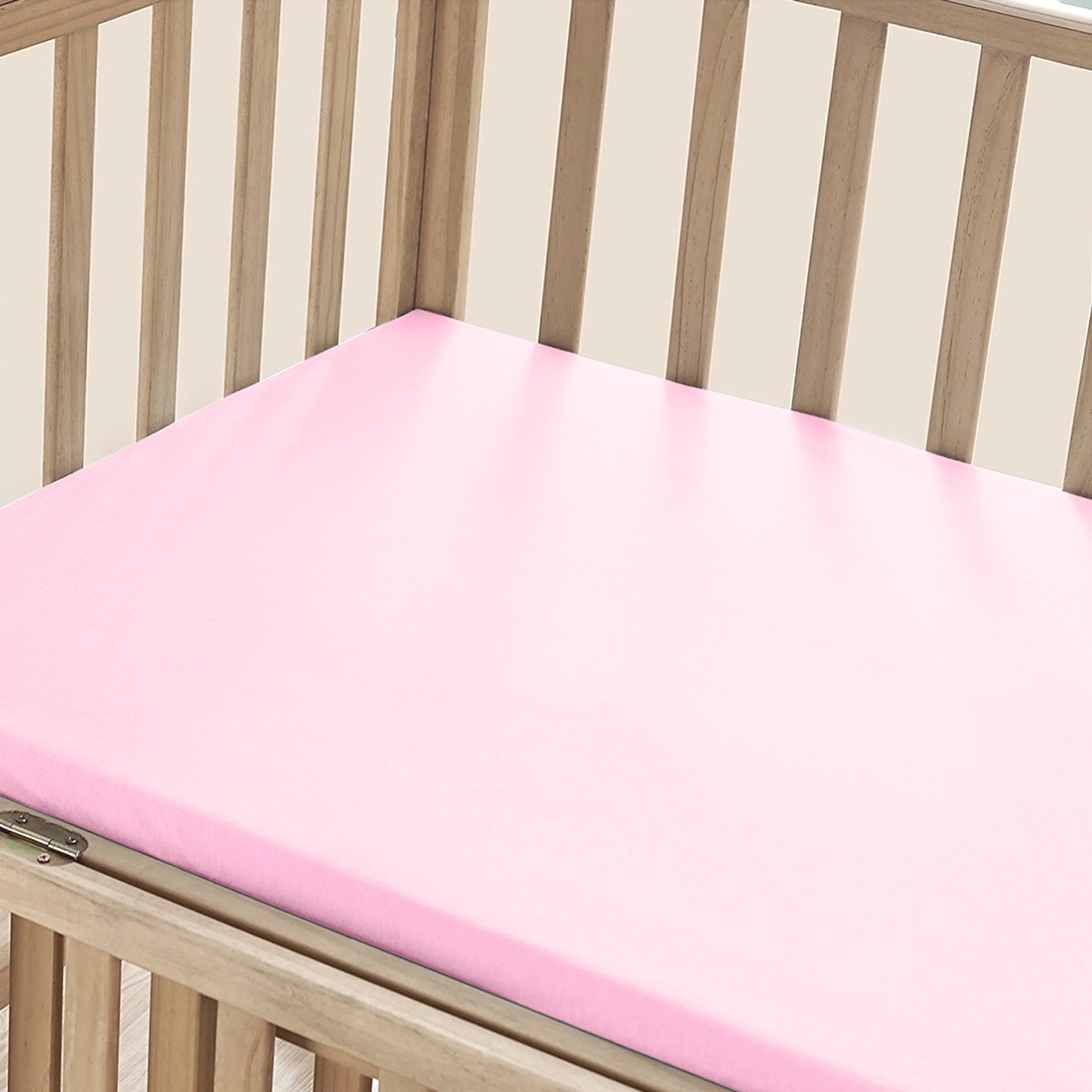 My Little World 2 Pack Pink Flannelette Flat Cot Sheets