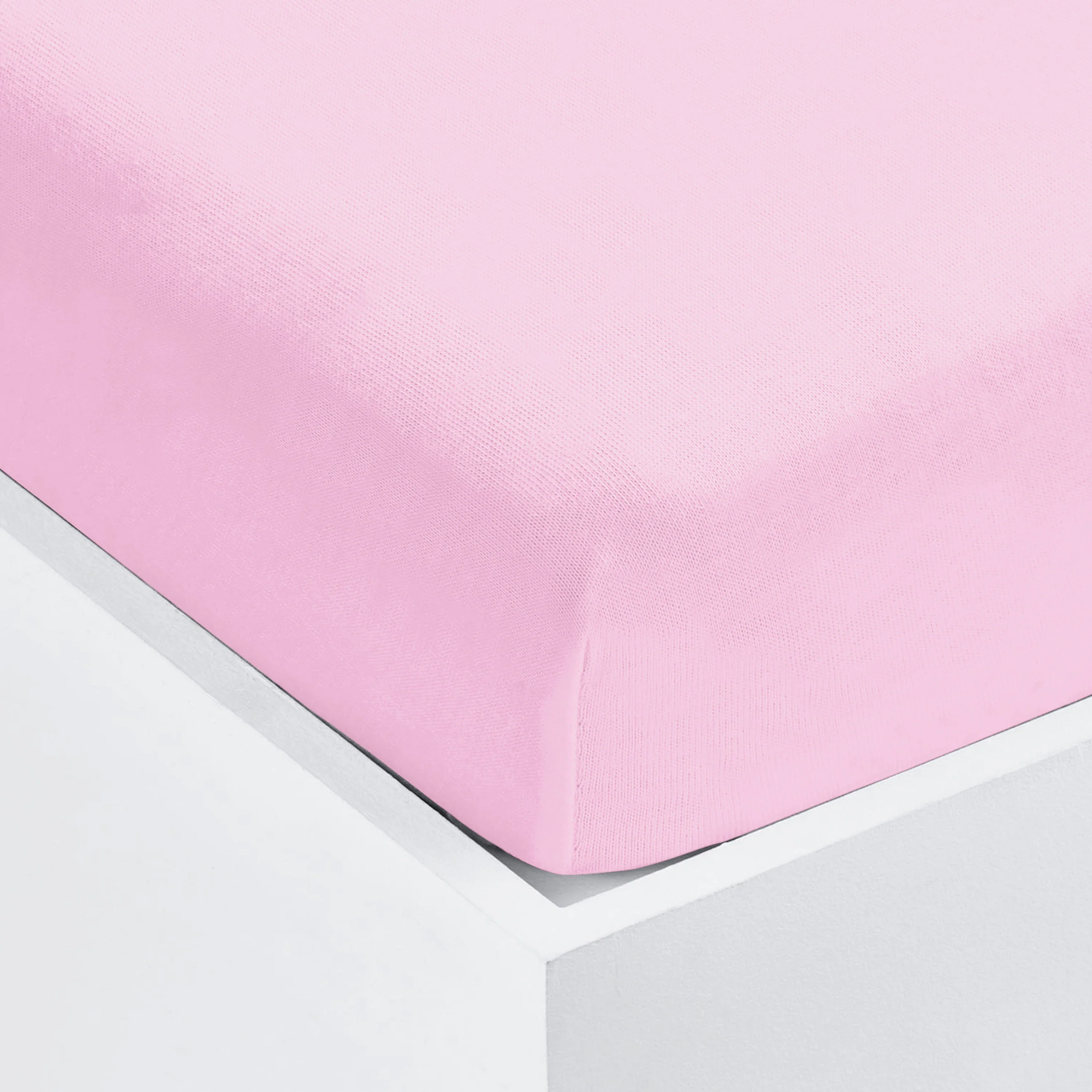 My Little World 2 Pack Pink Jersey Fitted Cot Sheets