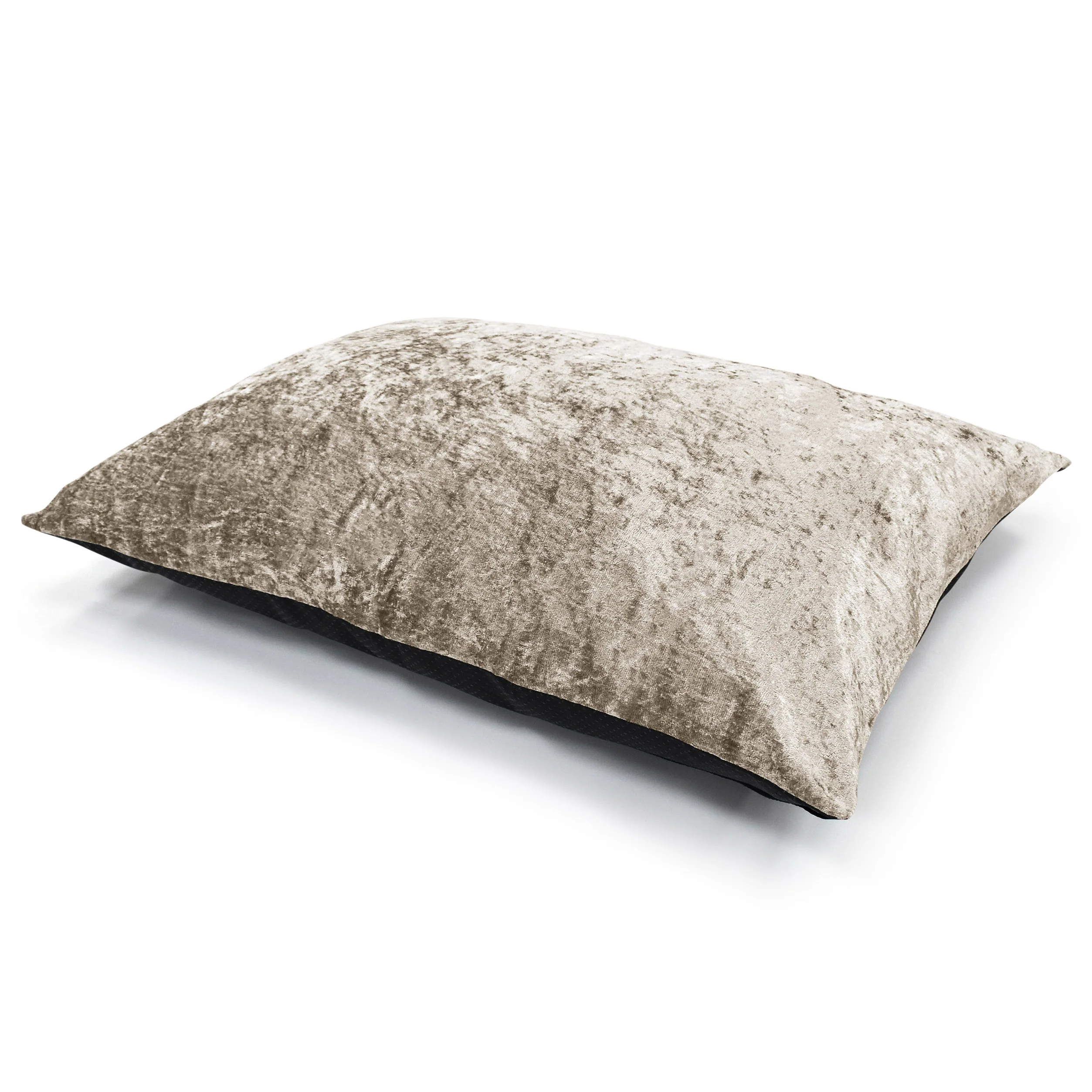 Intimates Natural Crushed Velvet Floor Cushion