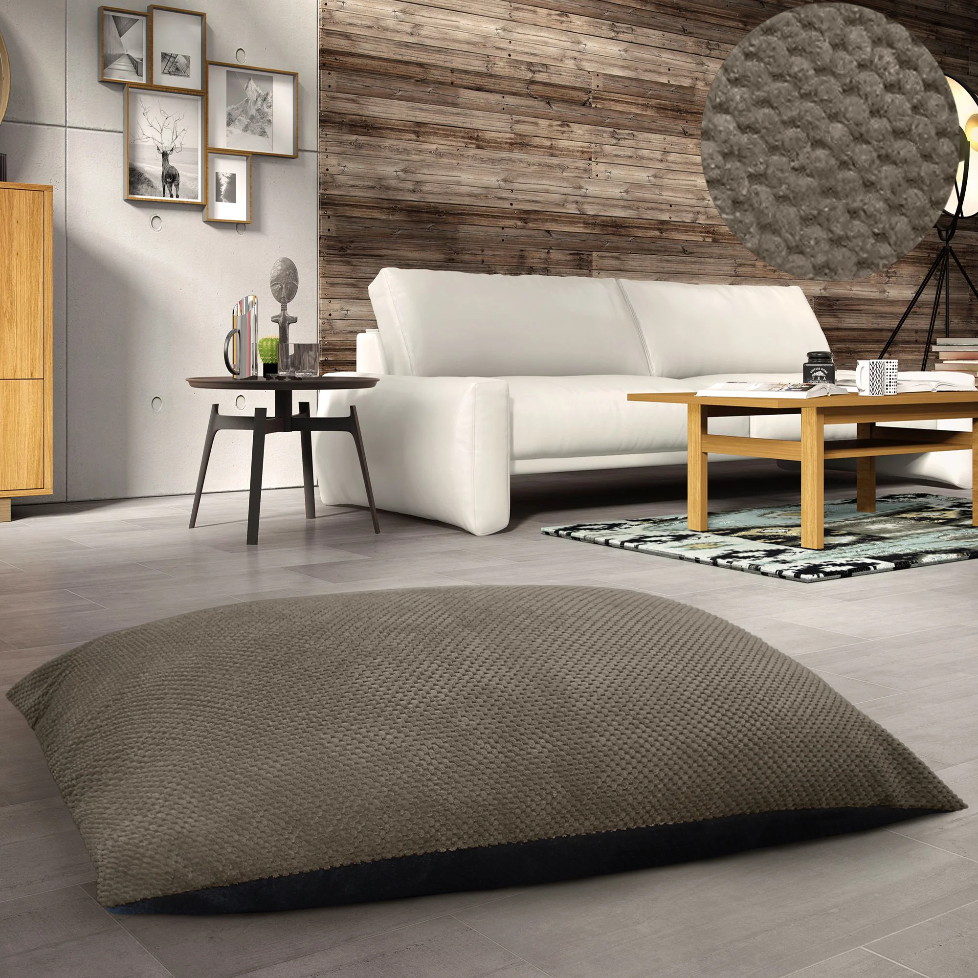 Velosso Elin Chocolate Floor Cushion