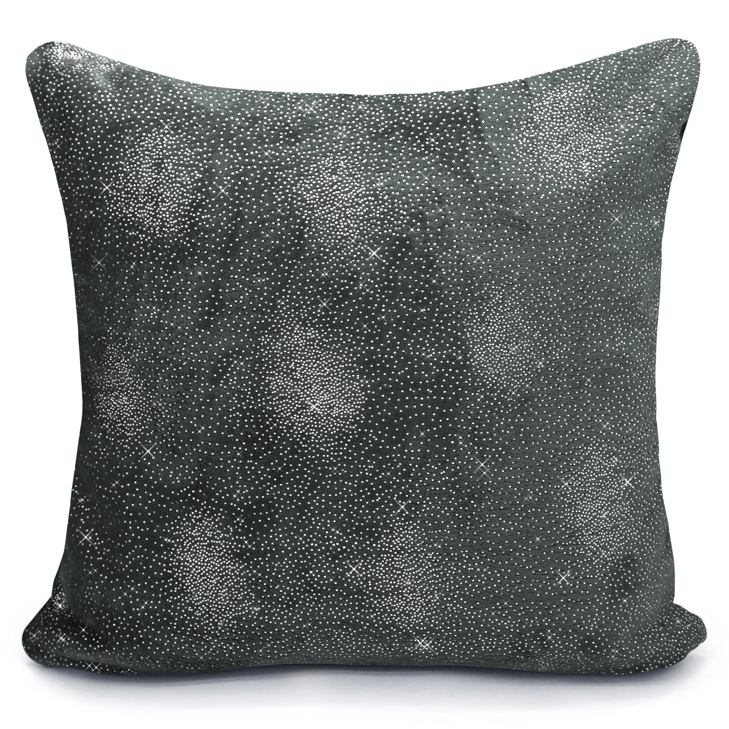 Intimates Glitter Sparkle Charcoal Cushion Cover