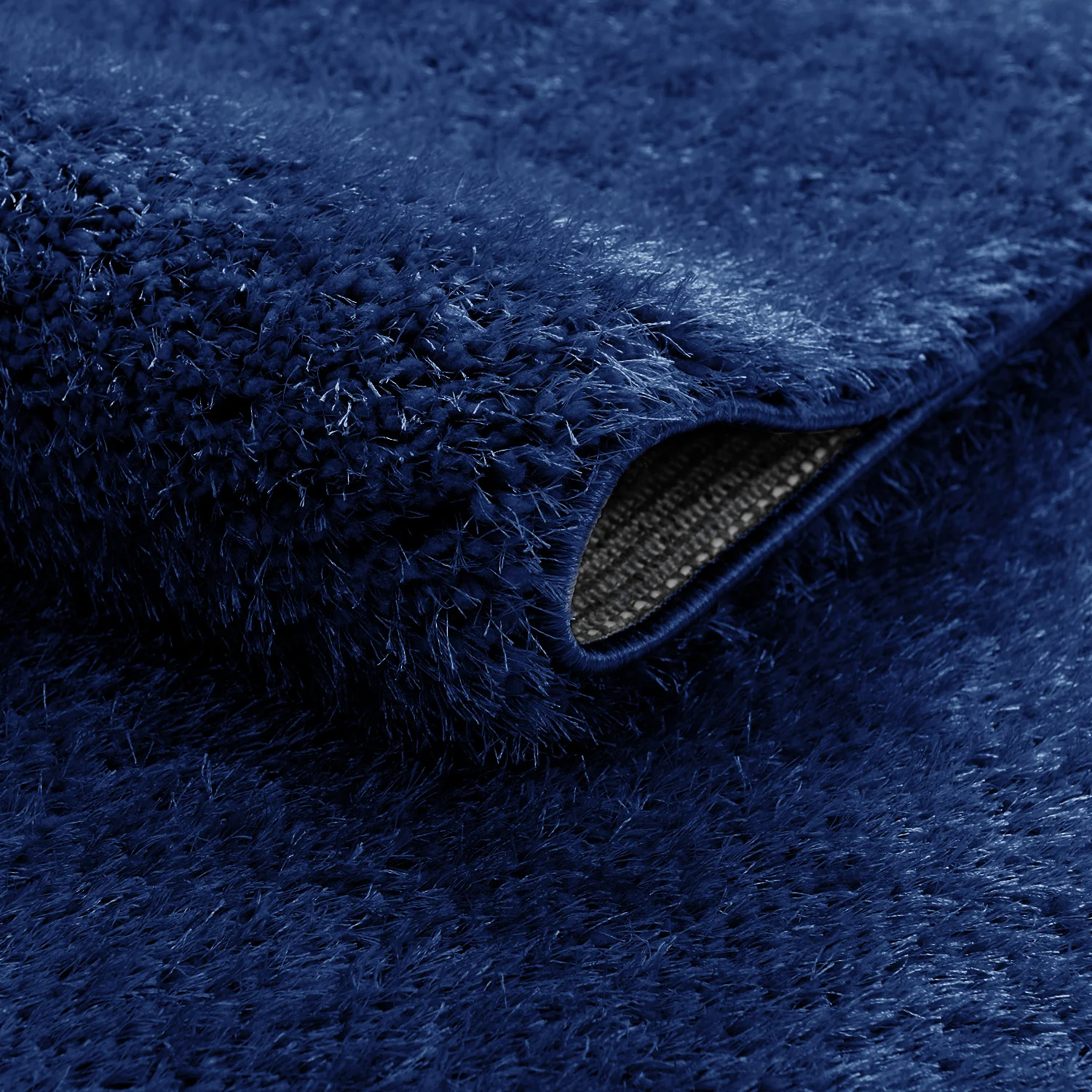 Home Republic Dream 5cm Deep Pile Shaggy Rug - Navy - Image 4