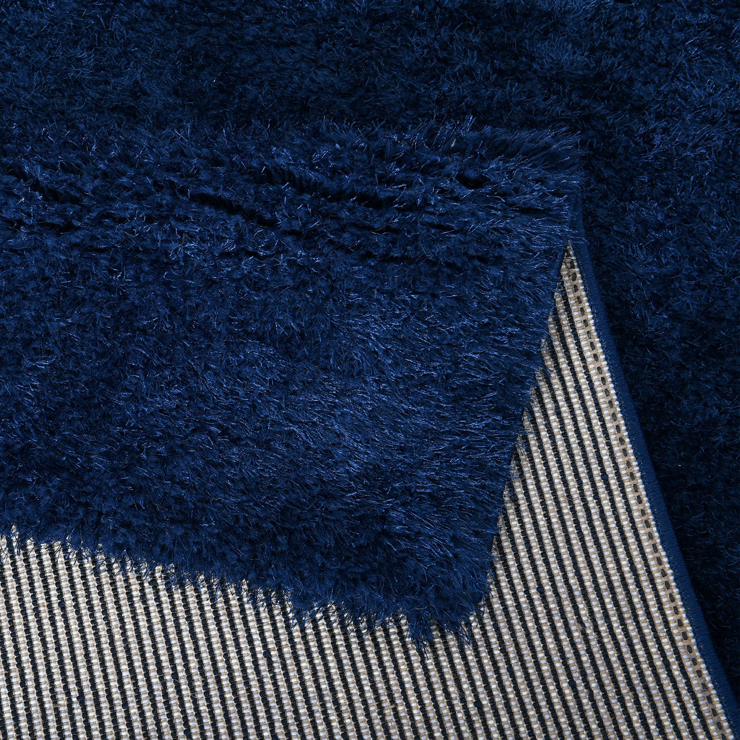Home Republic Dream 5cm Deep Pile Shaggy Rug - Navy - Image 5