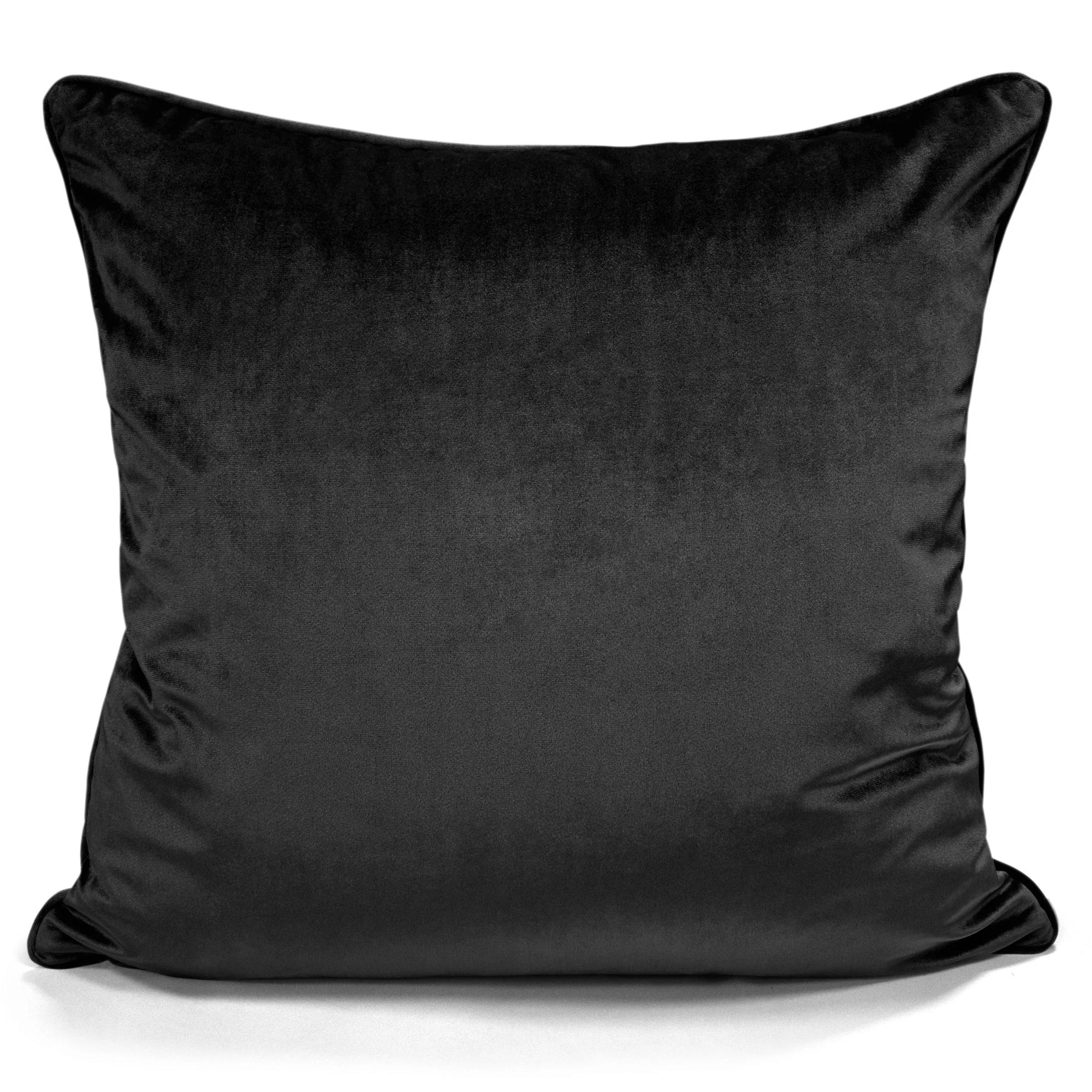Intimates Milano Luxury Black Velvet Cushion Cover