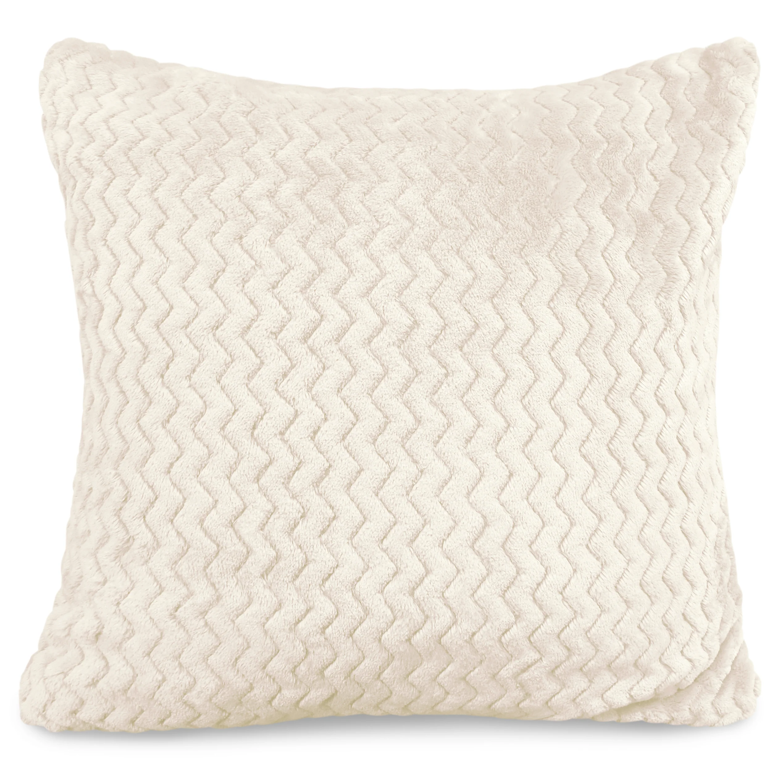 Velosso Moda Plush Cream Cushion Cover