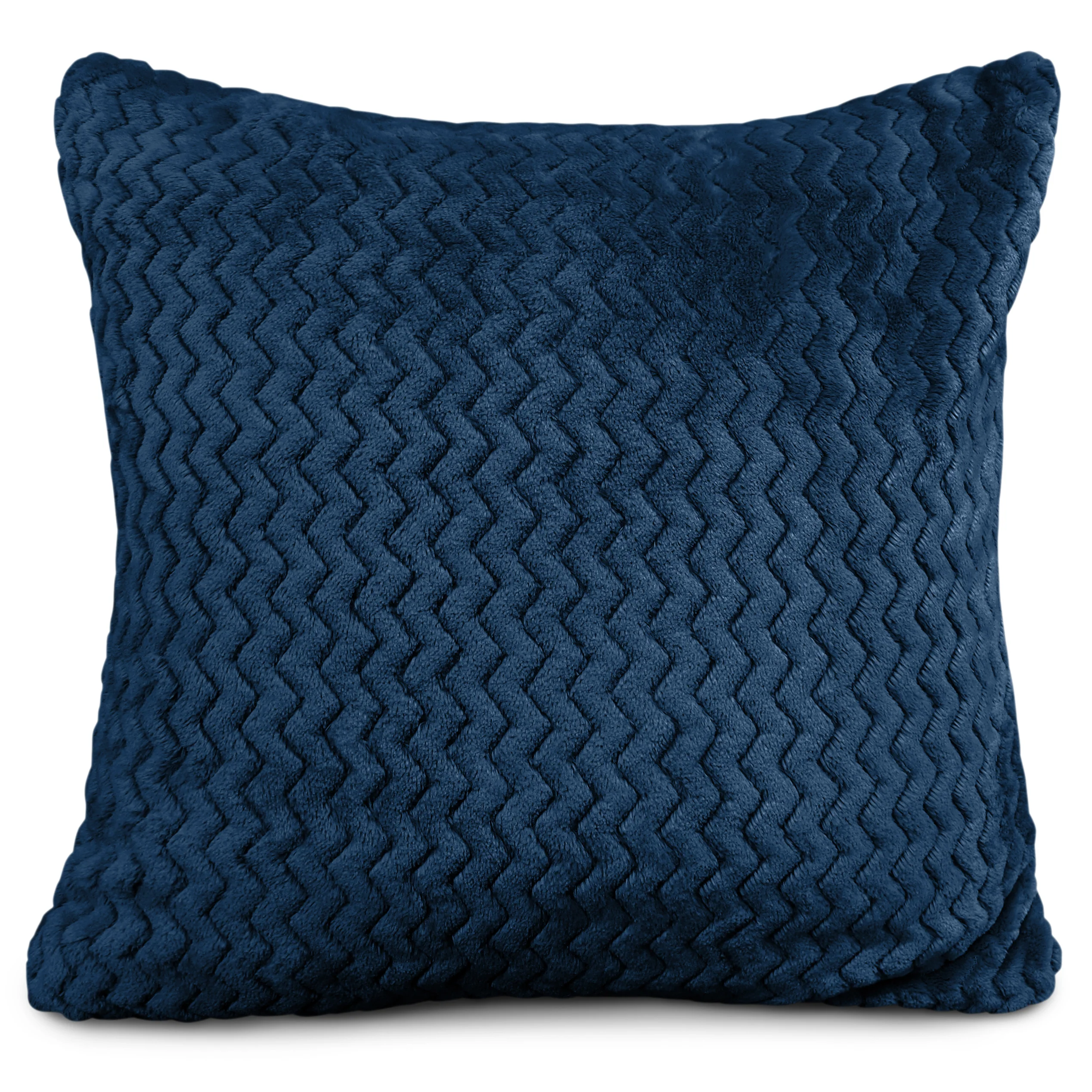 Velosso Moda Plush Navy Blue Cushion Cover