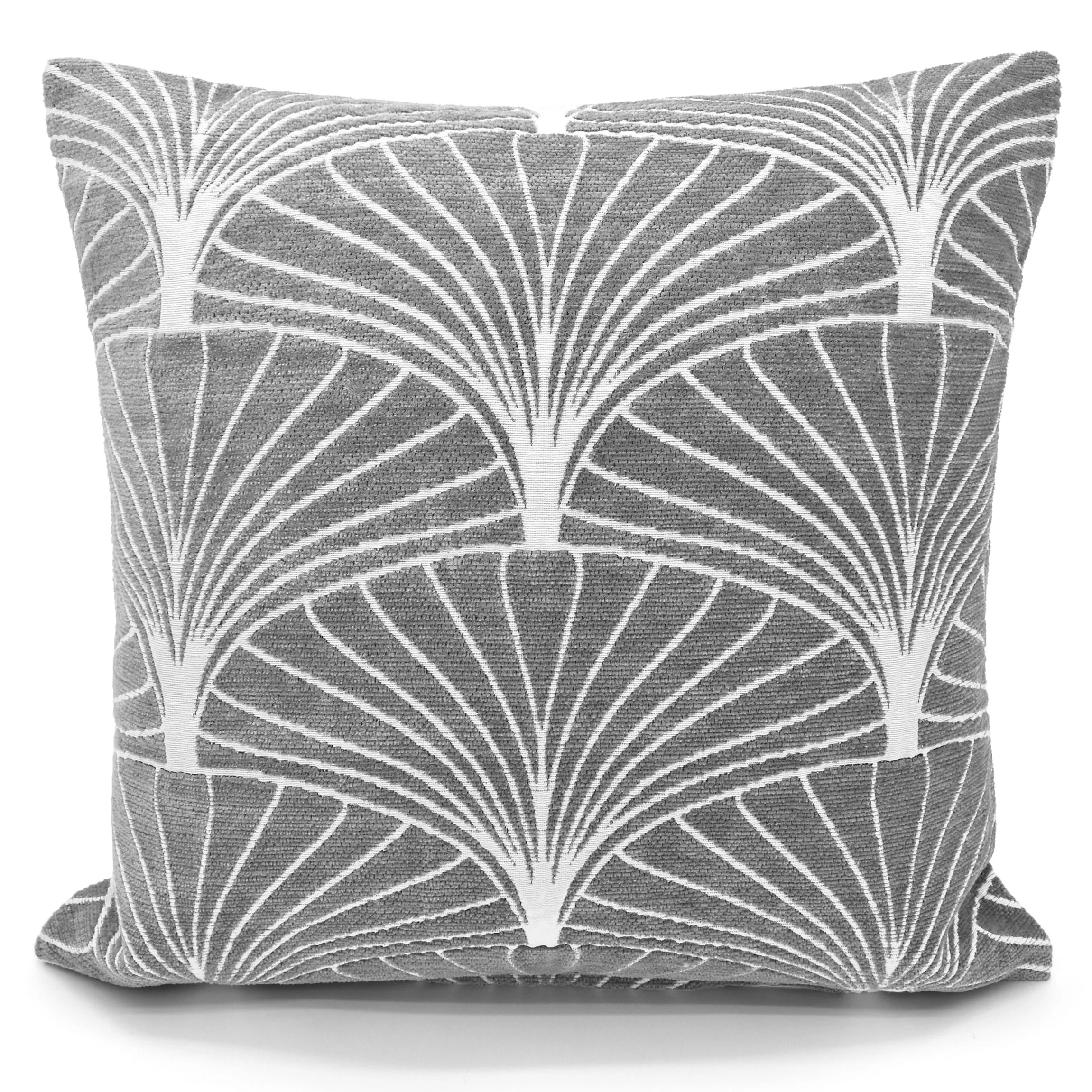 Velosso Palermo Grey Chenille Cushion Cover