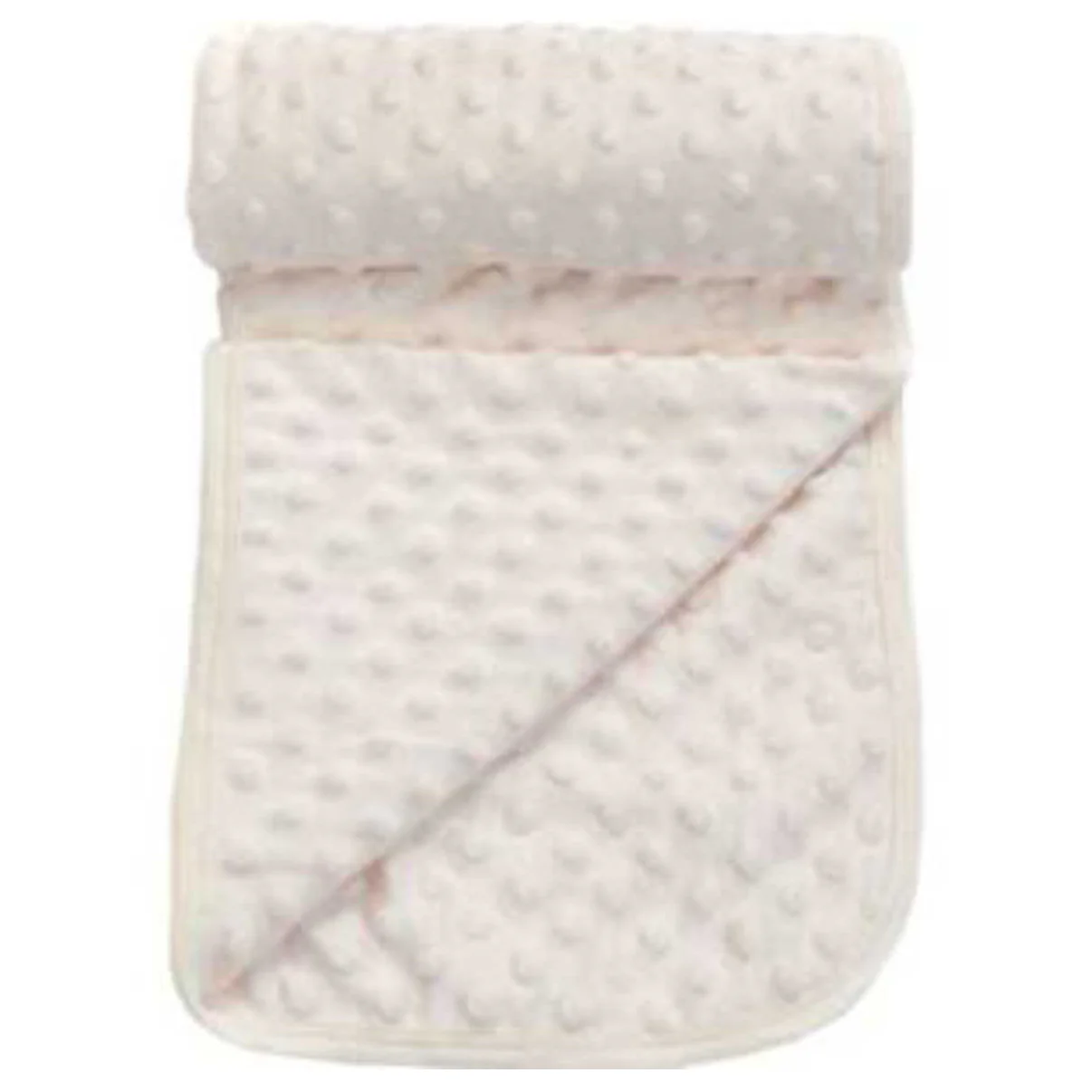 My Little World Cream Popcorn Baby Blanket