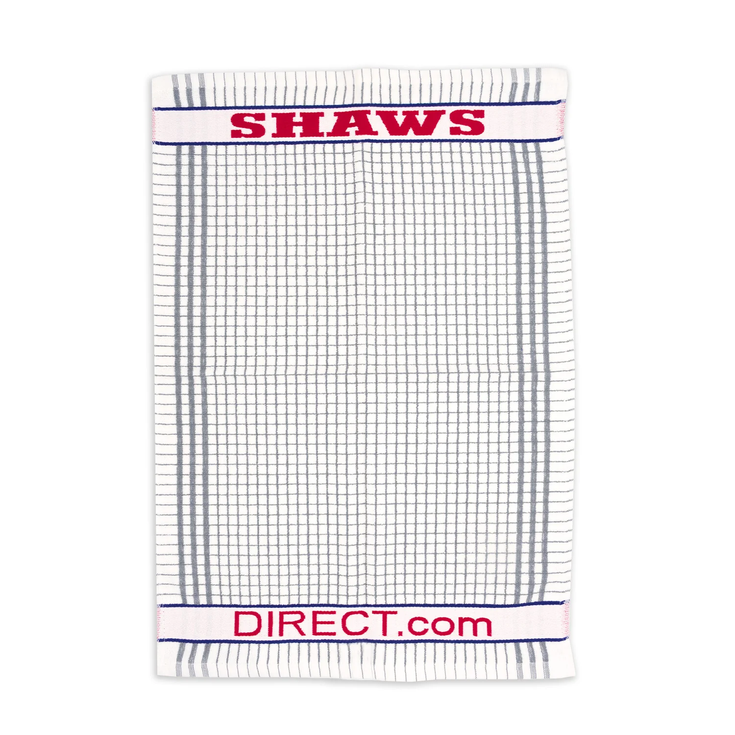 Shaws Large Woven Assorted Colour Checked Tea Towels (Pack of 12) - Image 11