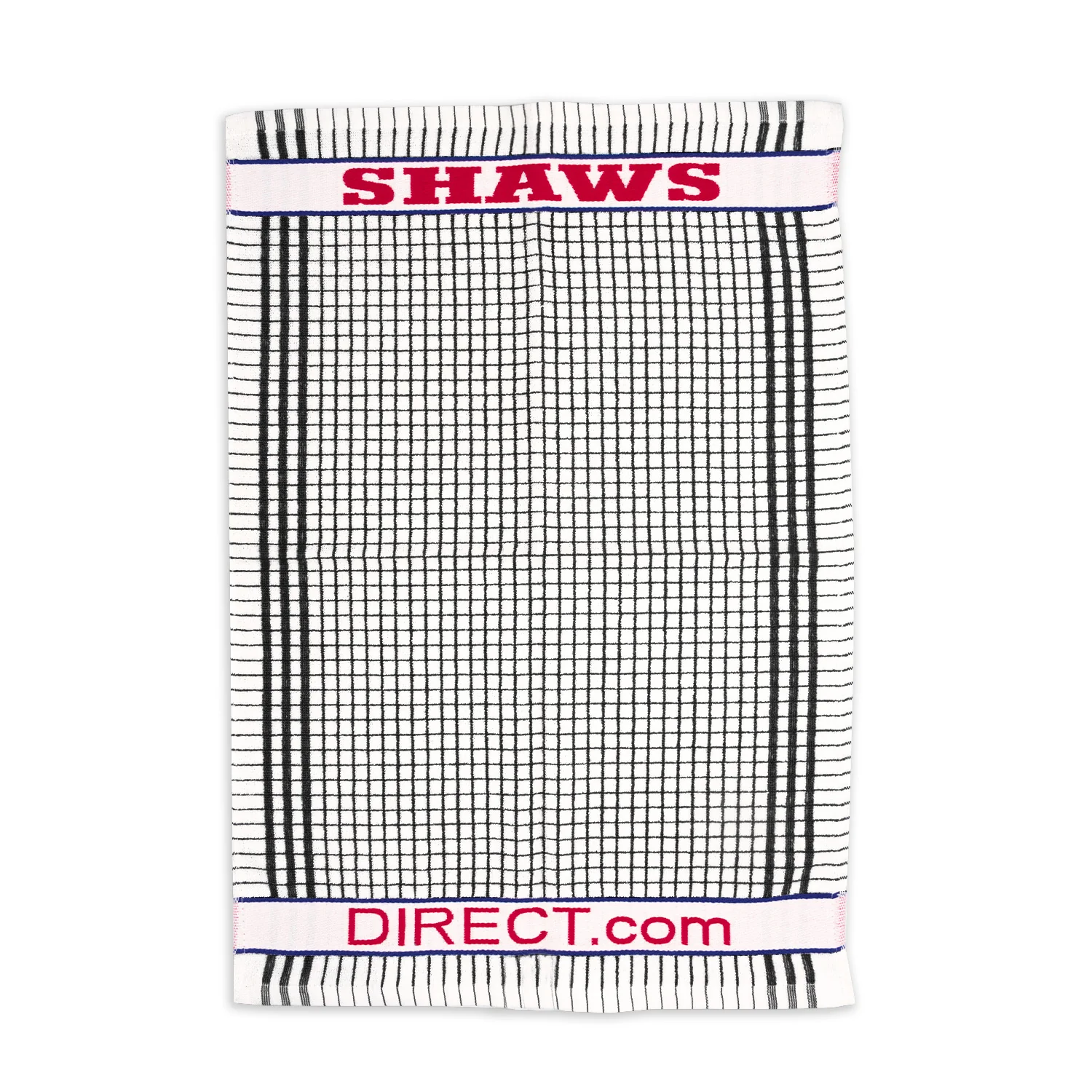 Shaws Large Woven Assorted Colour Checked Tea Towels (Pack of 12) - Image 14