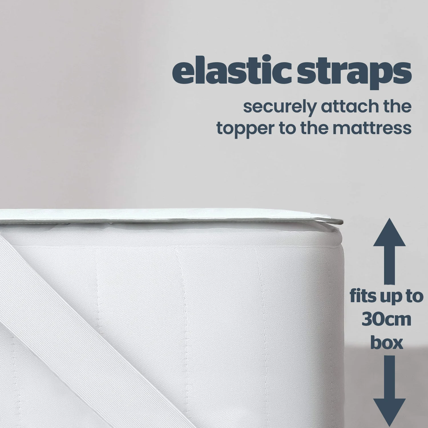 Velosso Self Heating Thermal Luxury Pressure Relieving Mattress Topper - Image 3