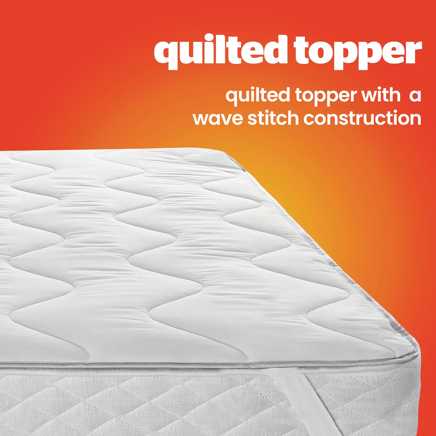 Velosso Self Heating Thermal Luxury Pressure Relieving Mattress Topper - Image 6