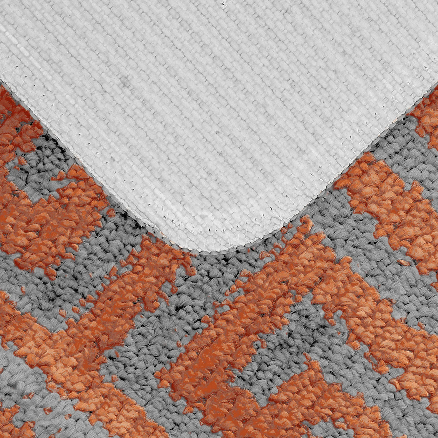 Velosso Luxe Anti Slip Bath Mat Set - Orange - Image 2