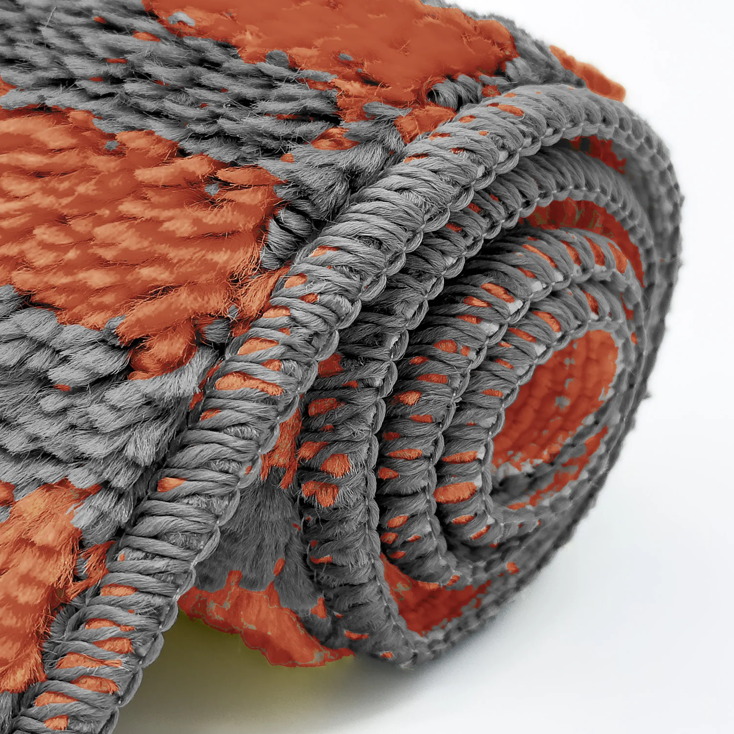 Velosso Luxe Anti Slip Bath Mat Set - Orange - Image 3