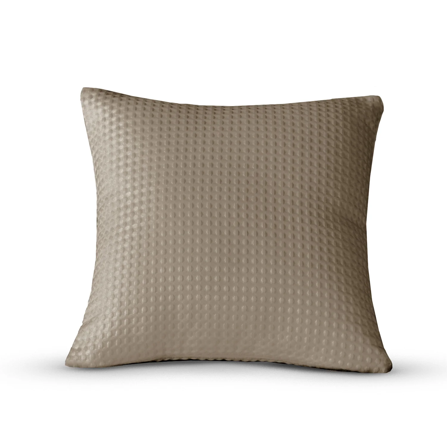 Velosso Luxury Waffle Jacquard 43cm x 43cm Cushion Cover - Natural