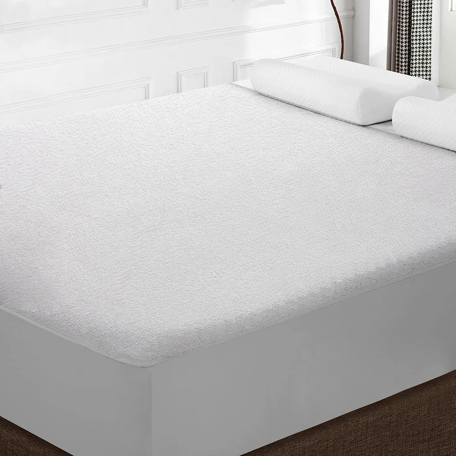 Velosso Terry Towelling Fitted Waterproof Mattress Protector - Image 5